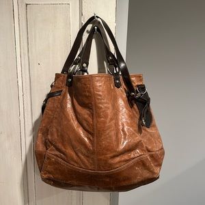 Tano brown leather purse